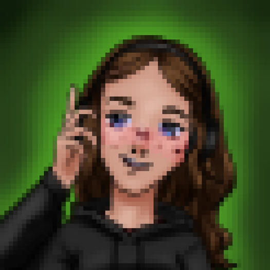 Pixel art I did of myself for a new youtube pfp; would be $5, bust only